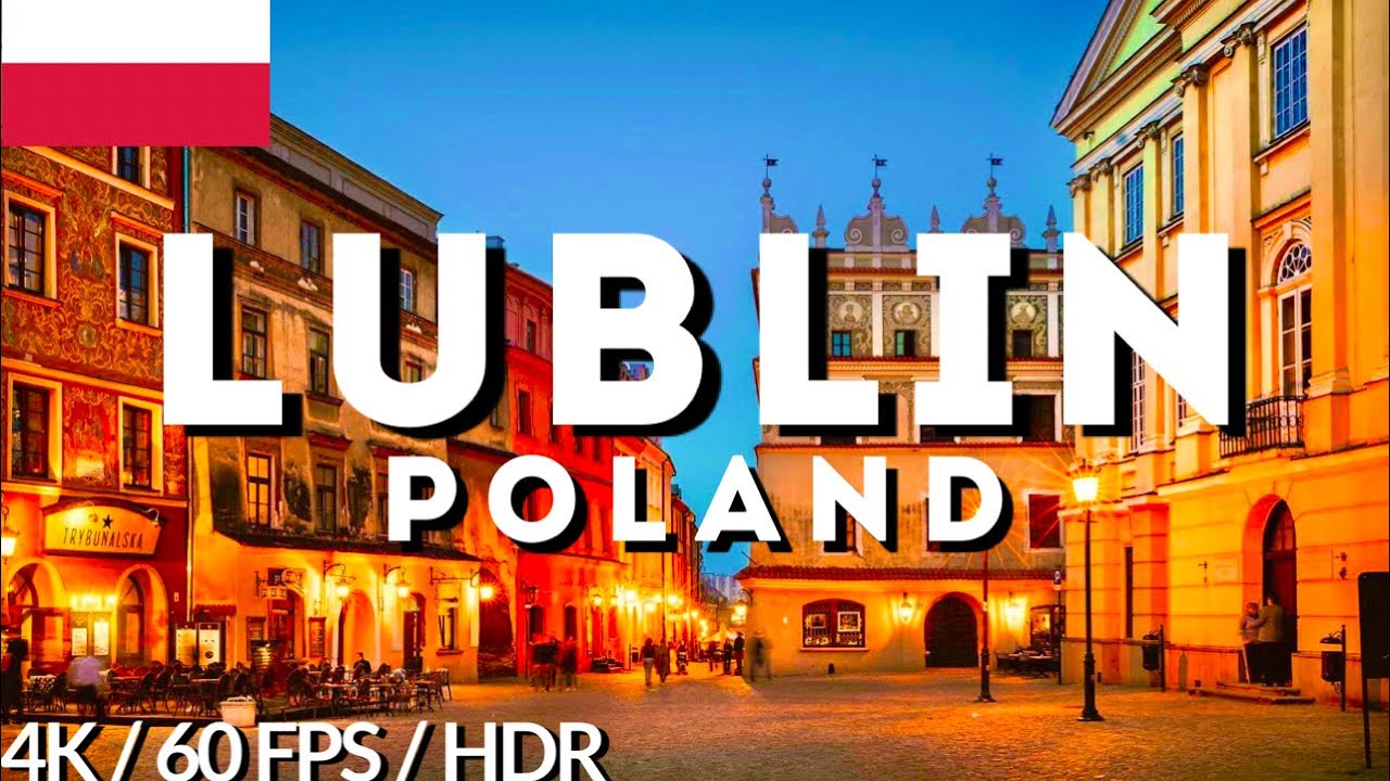 Lublin, Poland 🇵🇱 4K Walk 60 FPS HDR