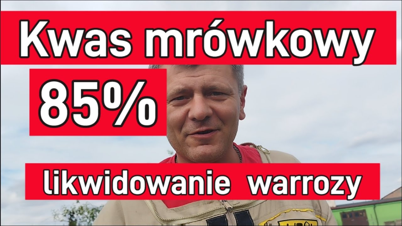 Walka z warozą. Kwas mrówkowy 85%