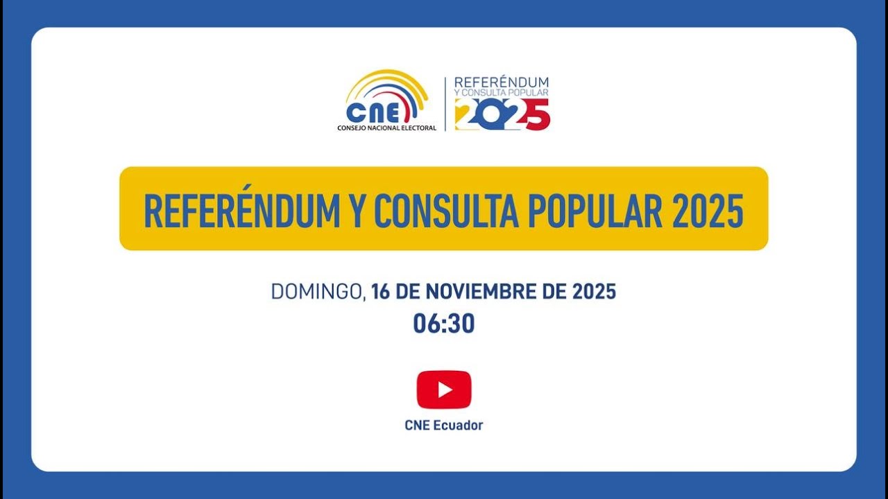 INAUGURACIÓN DEL REFERÉNDUM Y CONSULTA POPULAR 2025