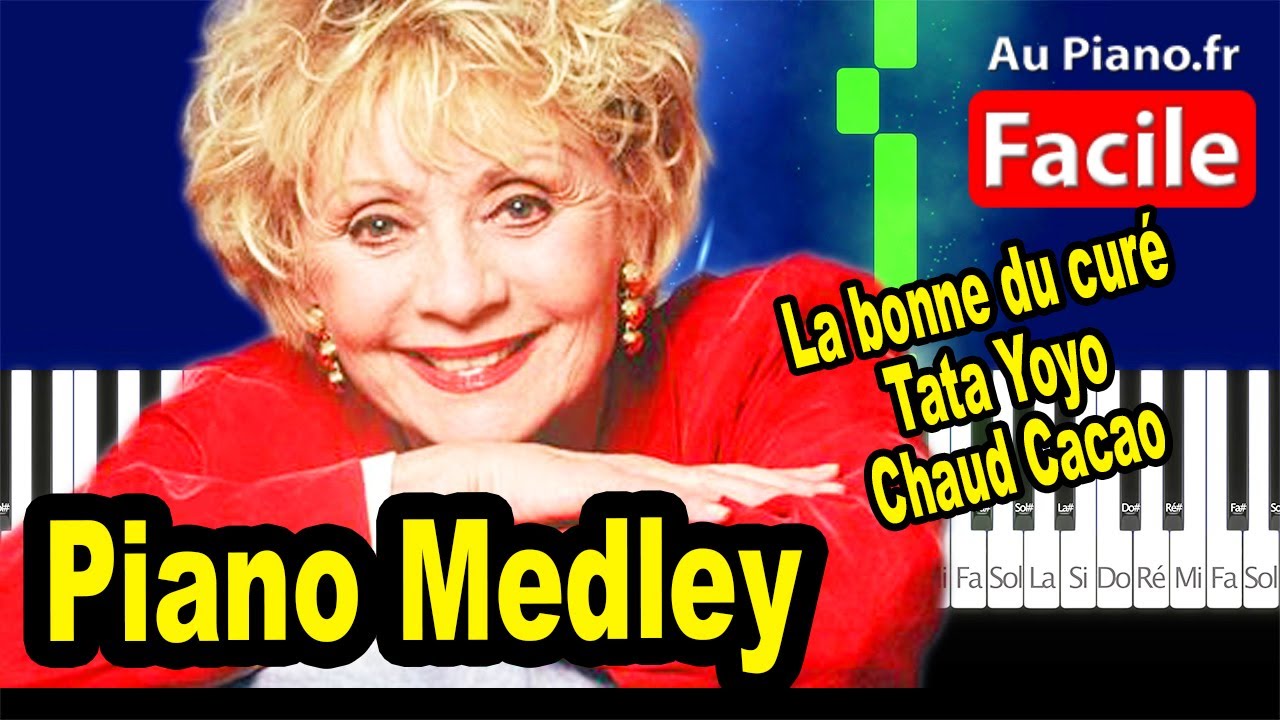 Annie Cordy Piano Facile Cover Tutorial (AuPiano.fr)