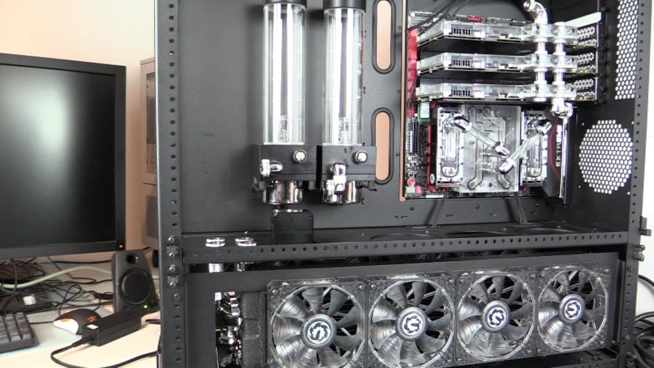 STH10 Monsta Build Log 5 Installing New Blocks, Drain, and Planning Aquaero