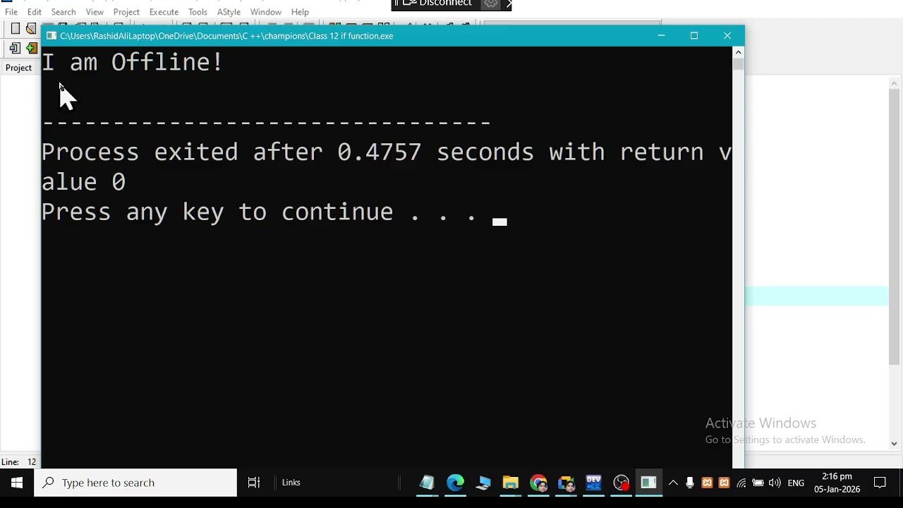 if else  condition in C++ class 02