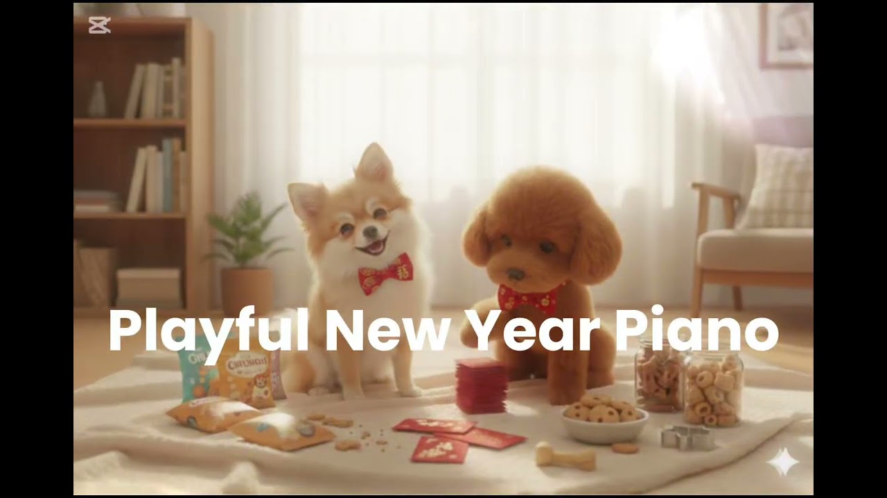 Playful New Year Piano｜癢癢與QQ的輕快鋼琴小年夜