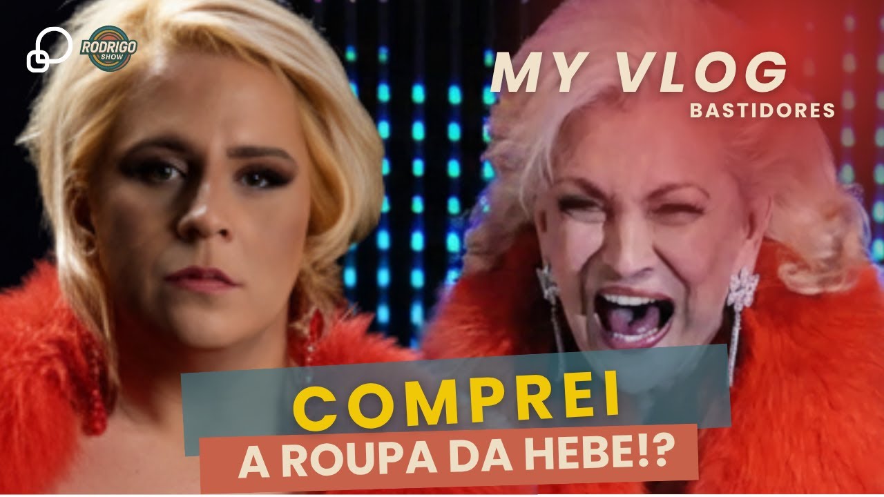 Rodrigo visita o brechó com o acervo de Hebe Camargo!