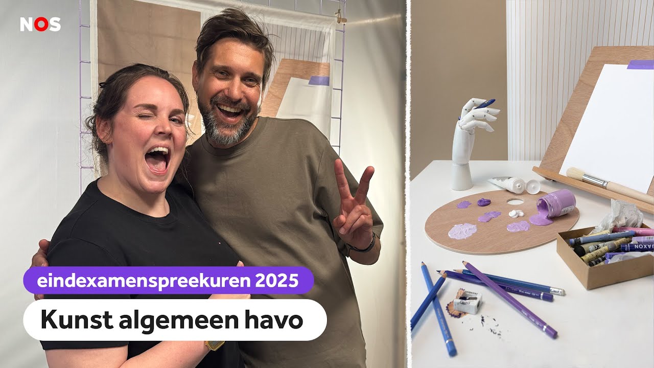 Eindexamenspreekuur kunst algemeen havo met Dieuwertje en Sjoerd