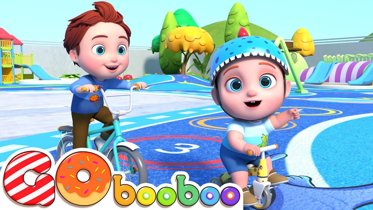 Vamos aprender a andar de bicicleta | GoBooBoo em Português -  Músicas Infantis