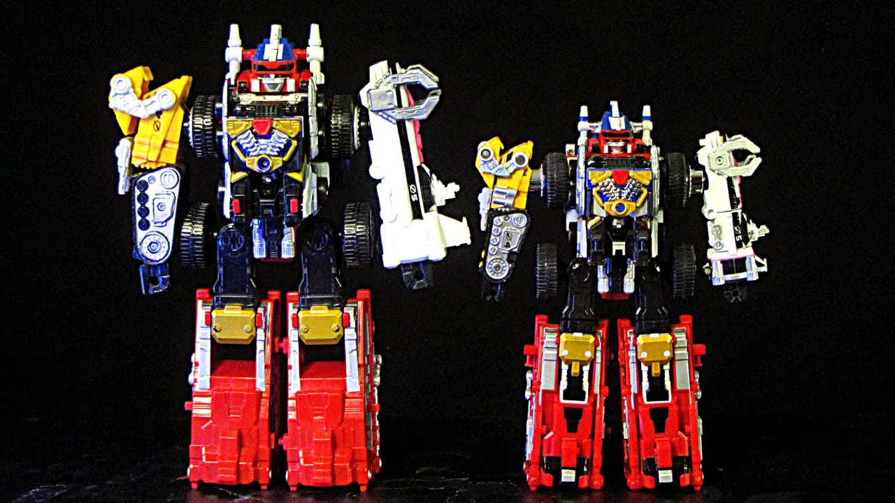 Operation Overdrive DriveMax Megazord vs Boukenger DaiBouken!