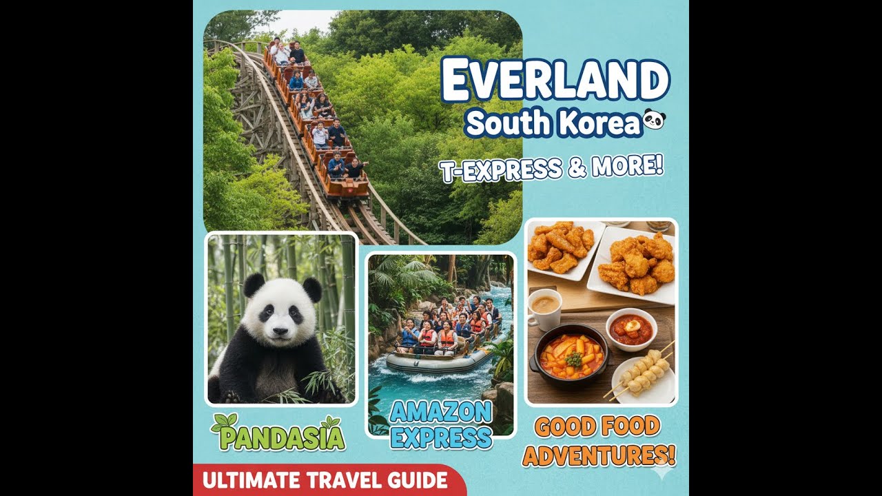 EVERLAND ULTIMATE GUIDE: T-Express POV, Pandas, Amazon Express & Must-Eat Food! (South Korea)