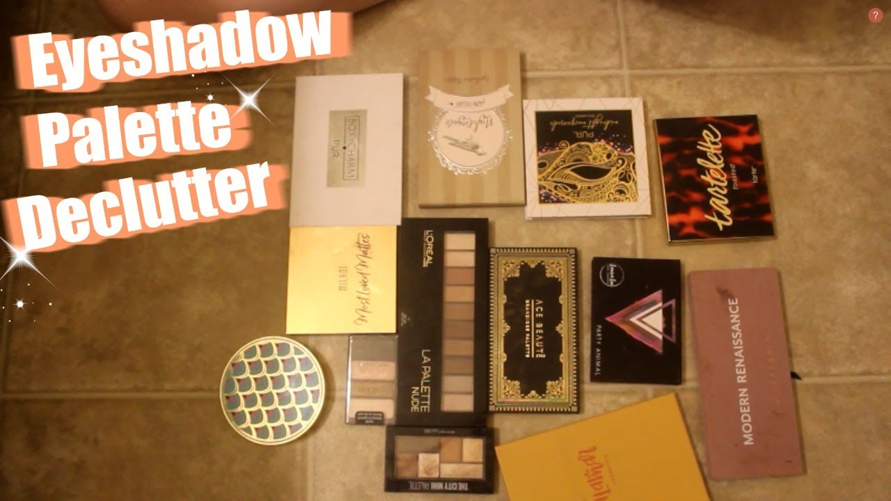 Declutter with Me | Eyeshadow Palette Declutter | Cassandra Smet