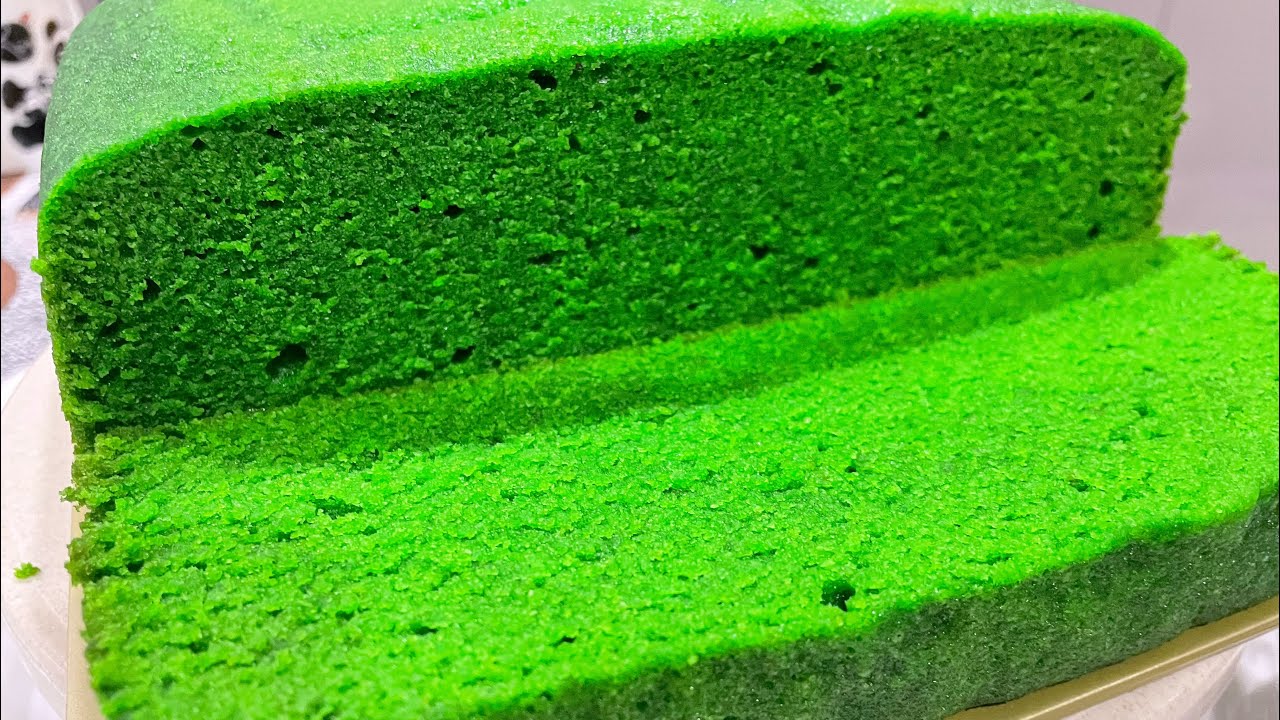 Cara membuat kek lumut yang pasti menjadi mantap sedap