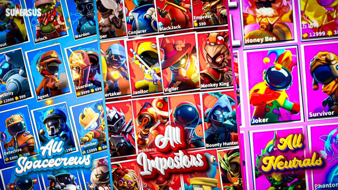 SUPER SUS ALL ROLES GAMEPLAY IN JUST ONE VIDEO 😍🔥 || SUPER SUS HINDI || EPIC BOYS GAMING