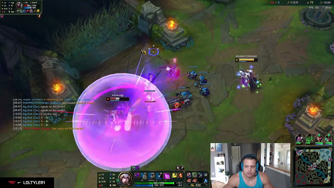 Tyler1 is already almost as good as bobqinxd