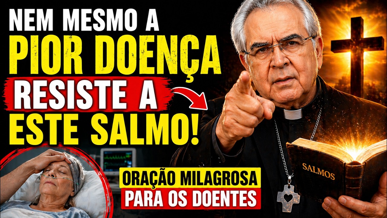 Nem Mesmo a PIOR DOENÇA Resiste a ESTE SALMO! | ORAÇÃO MILAGROSA PARA OS DOENTES | Padre Zezinho