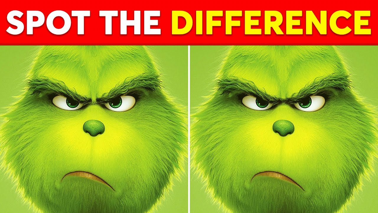⛄️ Spot the Difference 🎅🎄 Christmas Find the Differences Quiz
