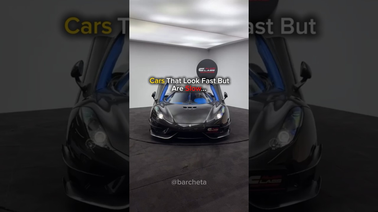 Cars that look fast but are slow...