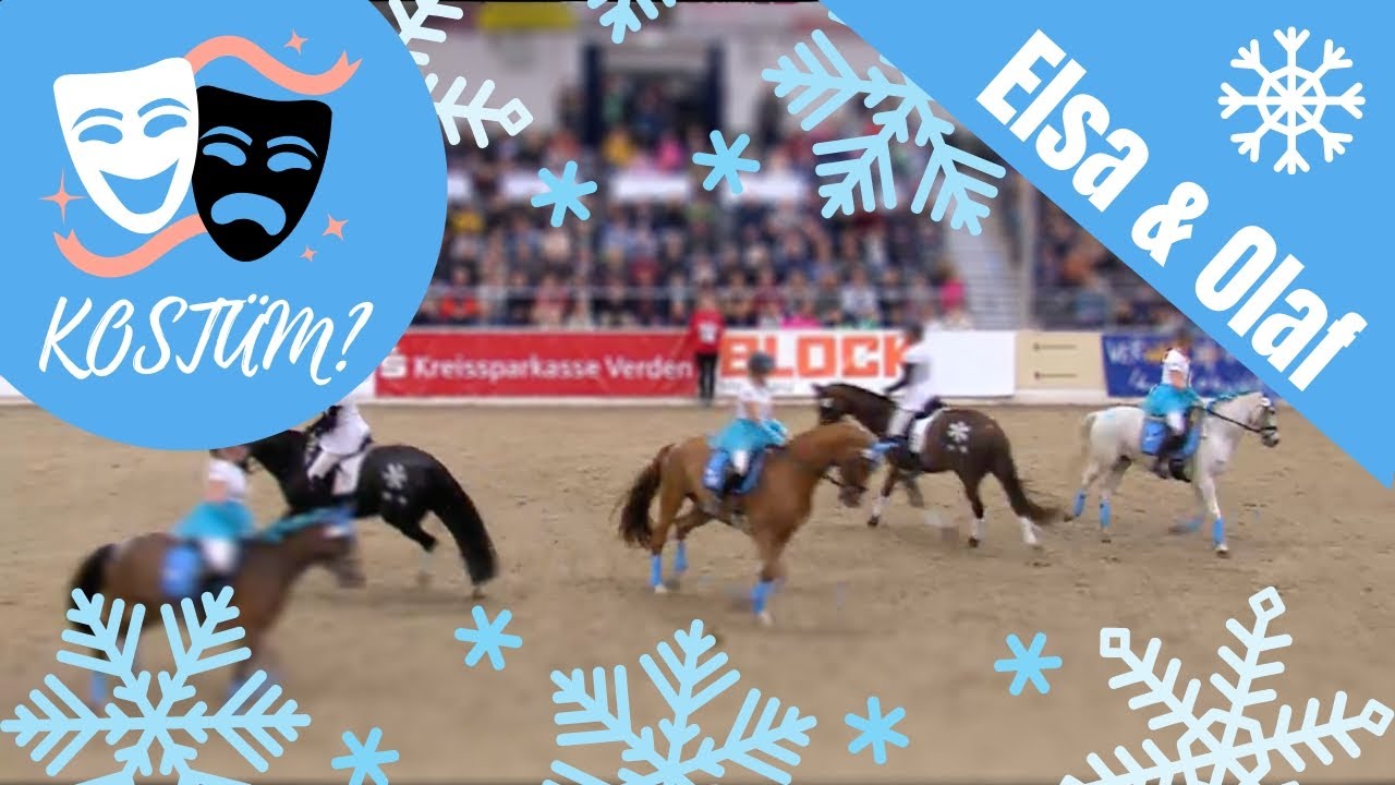 Elsa und Olaf verzaubern die Niedersachsenhalle ✨ | Quadrille bei der VER-Dinale