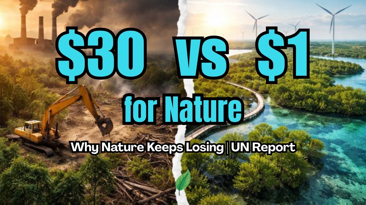$30 to Destroy Nature vs $1 to Protect It | UN Report
