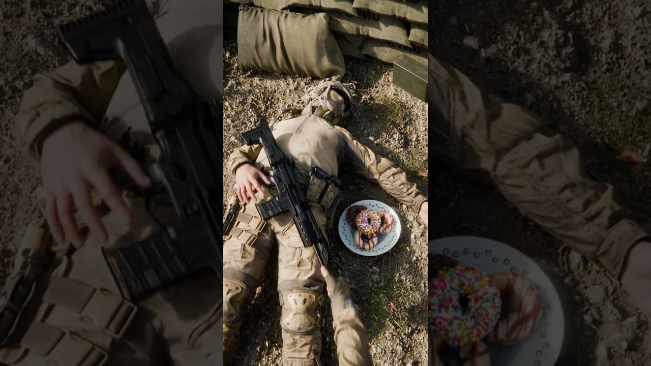 How Different Soldiers Sleep With Their Guns | Animation