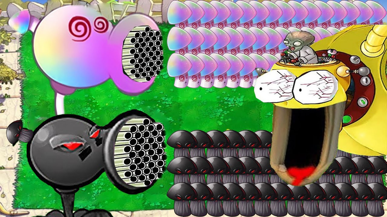 Doom Gatling Pea X Hypno Peashooter X Team Doom Hypno Shroom vs Dr.Zomboss - Plants vs Zombies Hack
