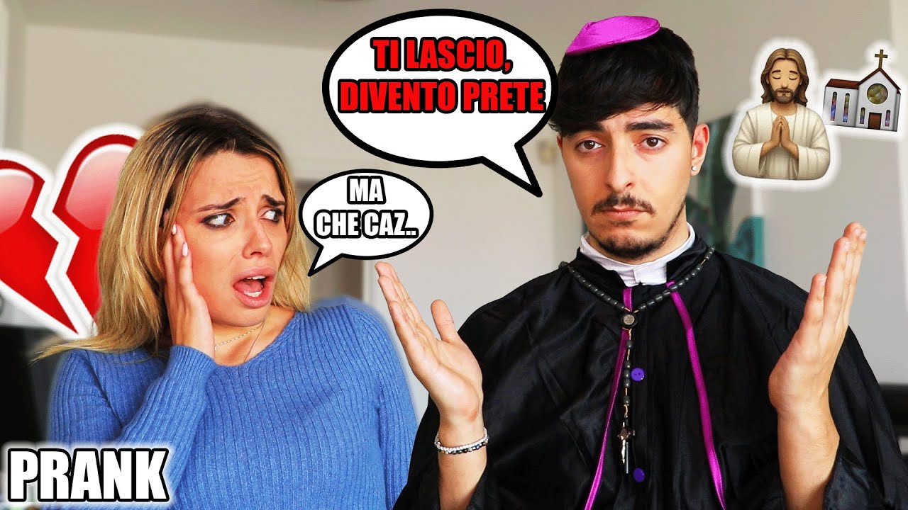 MI TRAVESTO DA PRETE E LASCIO LA MIA RAGAZZA! -SCHERZO! *DIVERTENTE*