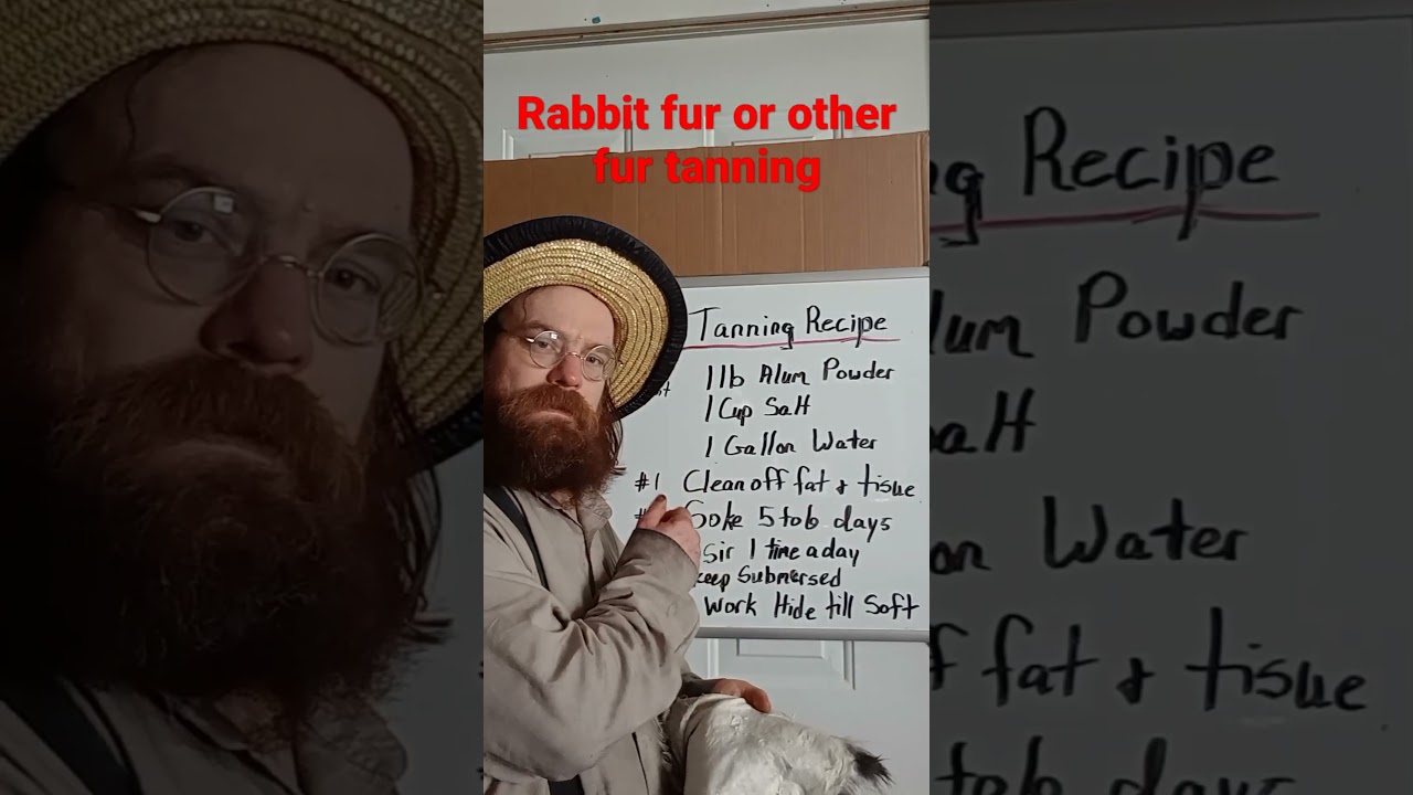 Как выдубить мех самостоятельно 🐇 🦫🦨🦦