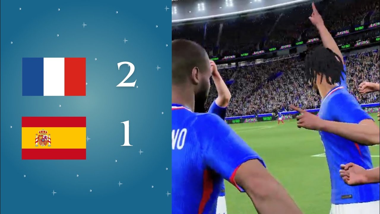 E-Football League of Nations Game 6 | France vs Spain | SonvikTVRMA 