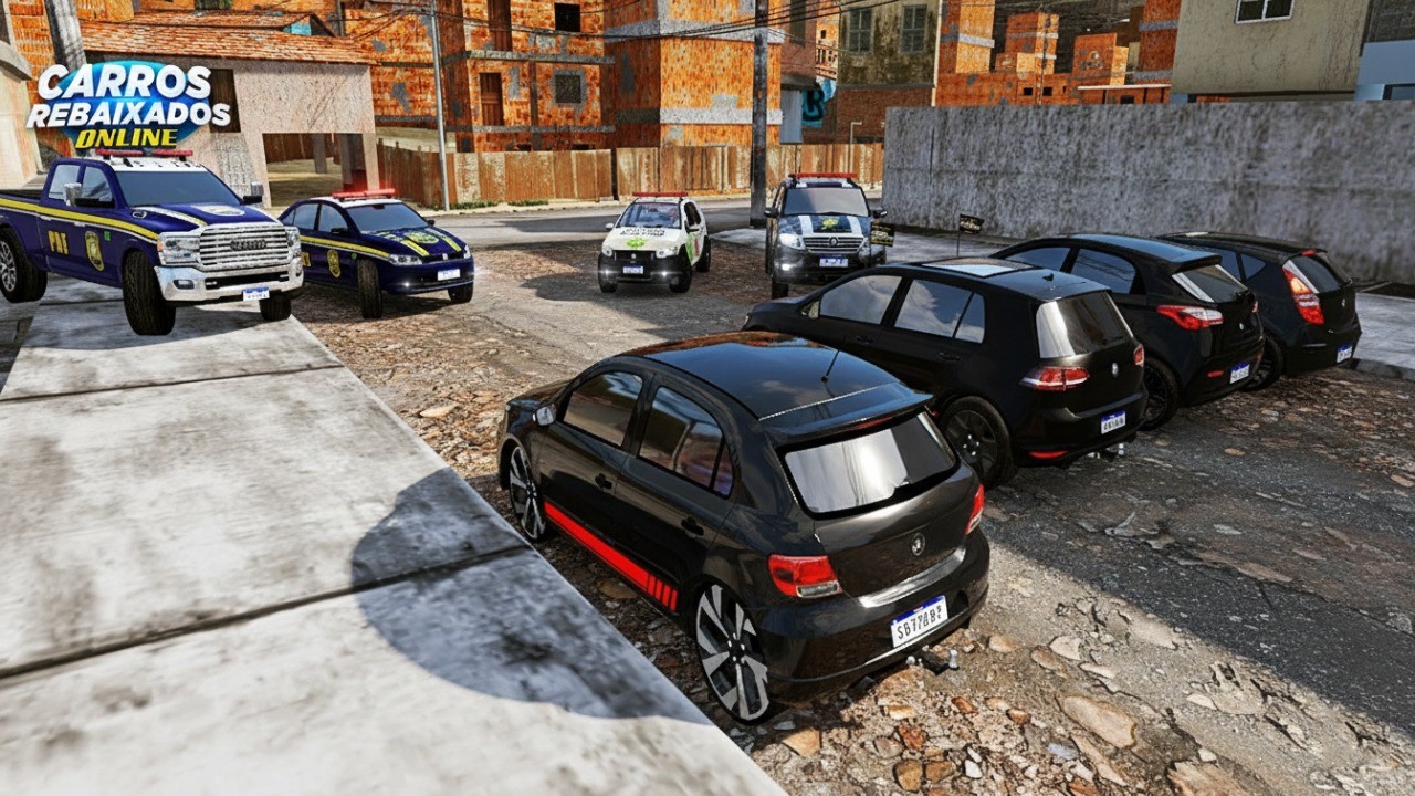 CARROS REBAIXADOS ONLINE | PEGA PEGA DE LADRÃO vs POLÍCIA MILITAR E PRF