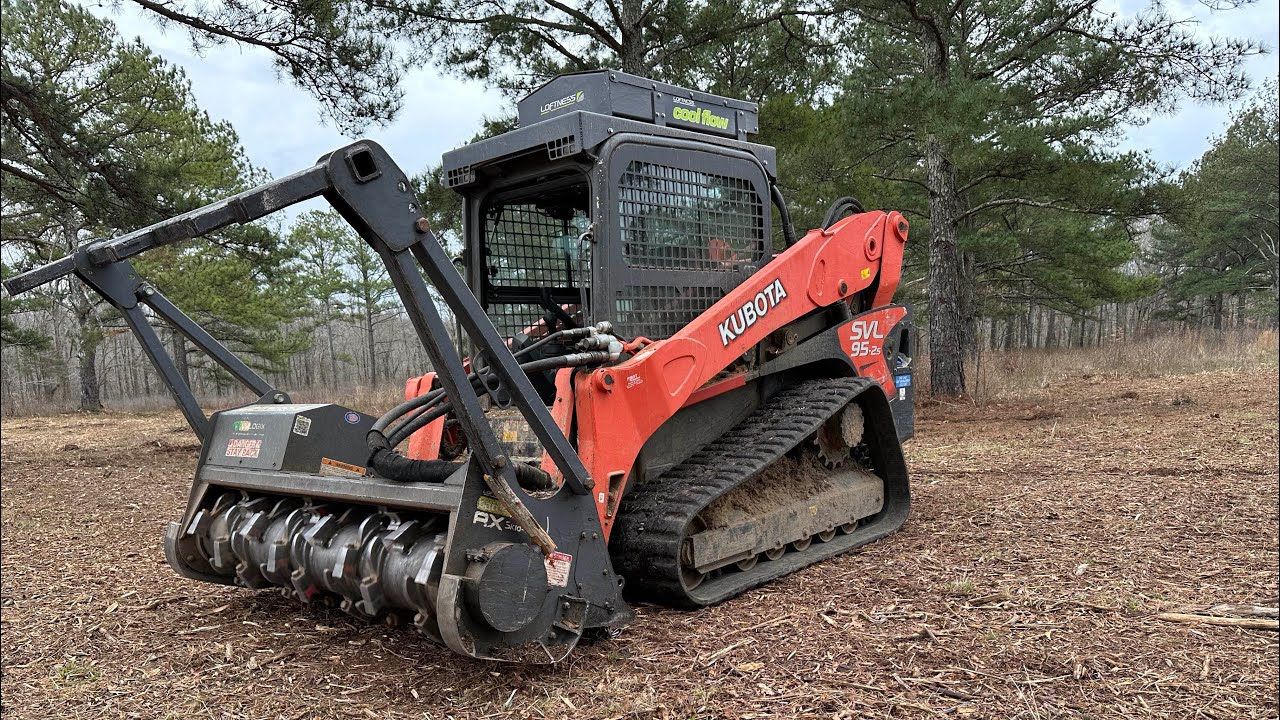Kubota SVL95-2s loftness battle ax new knives