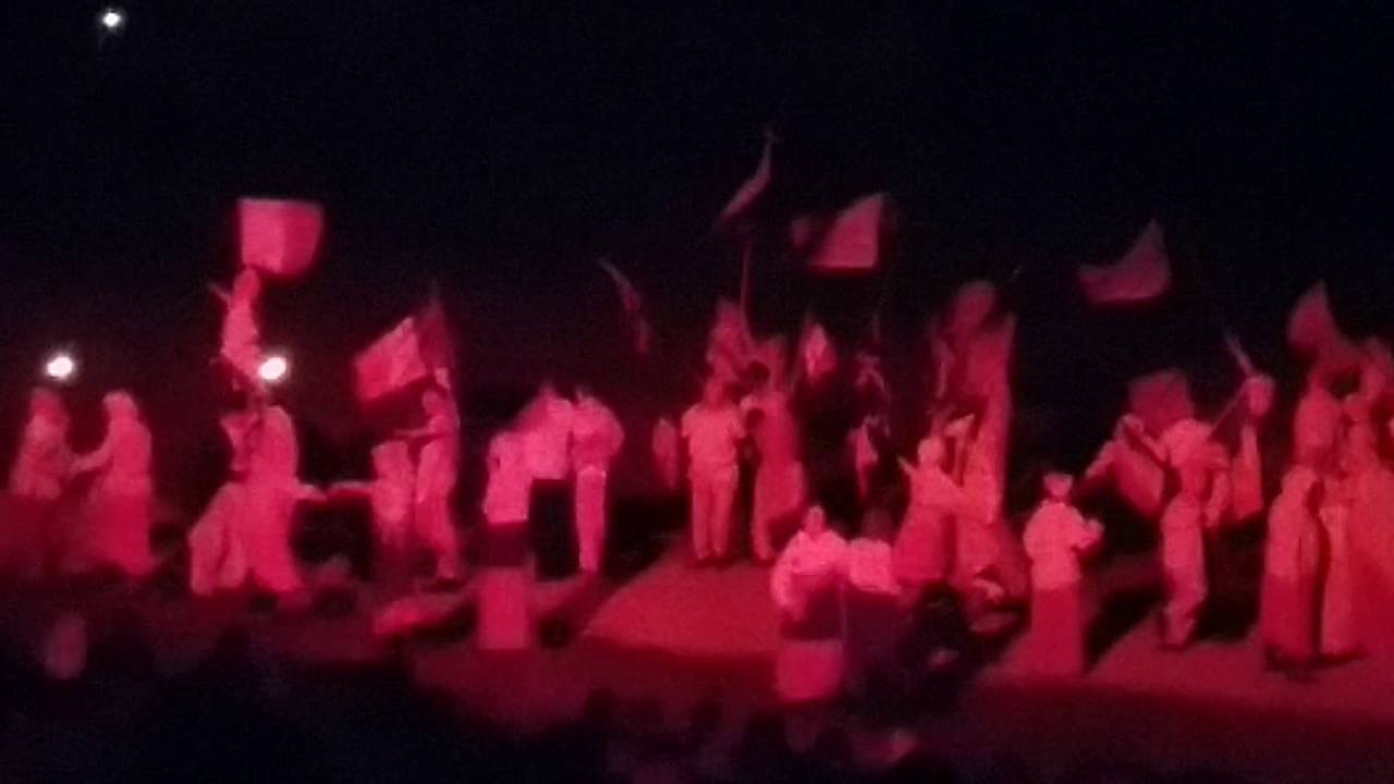 Spectacle au château de Saint Fargeau le 15/08/2015