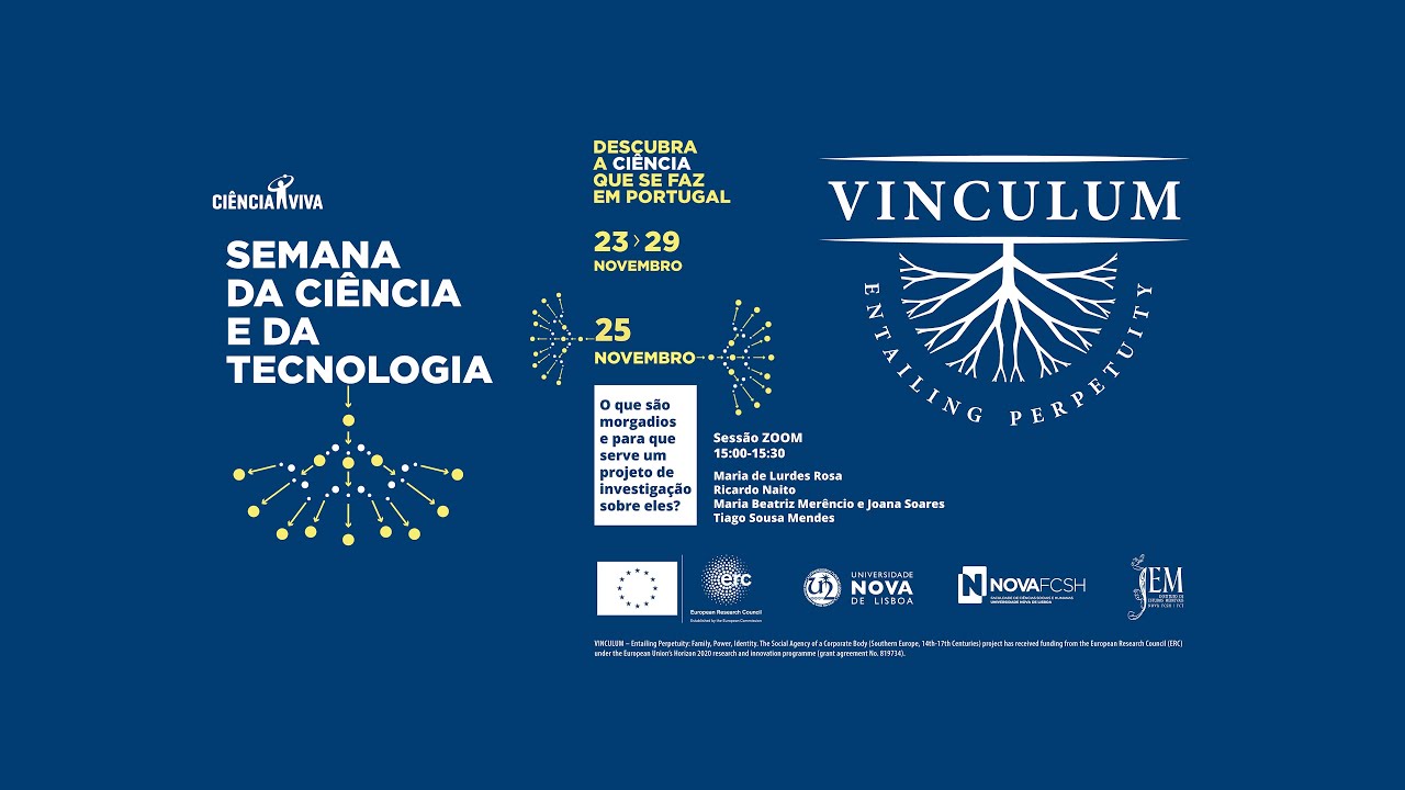 VINCULUM at the Science and Technology Week 2020 [webinar in Portuguese]