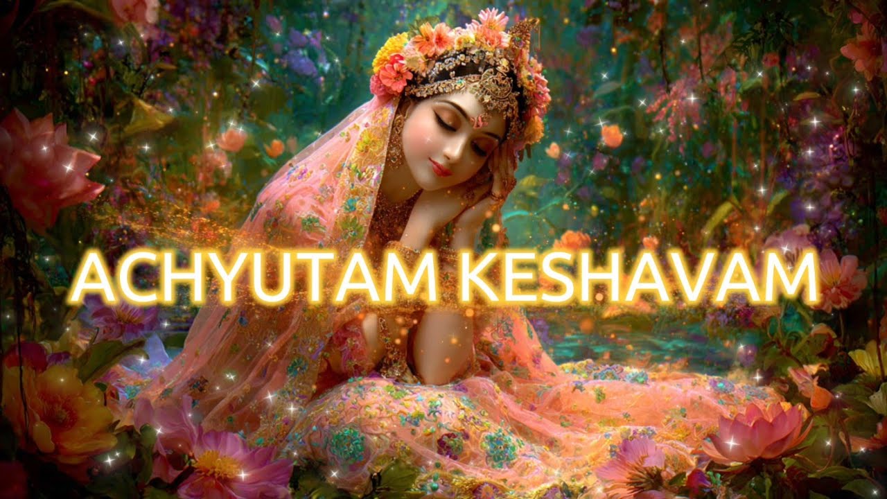 ACHYUTAM KESHAVAM KRISHNA DAMODARAM | VERY BEAUTIFUL KRISHNA BHAJAN FOR INNER PEACE | LATEST SONG