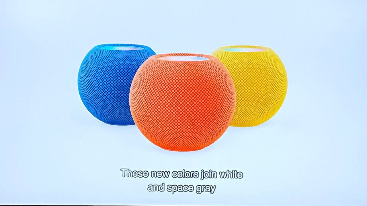 New Colors of HomePod Mini