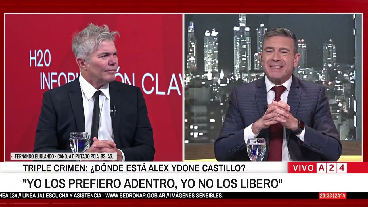 🔴 FERNANDO BURLANDO SOBRE EL TRIPLE CRIMEN: 