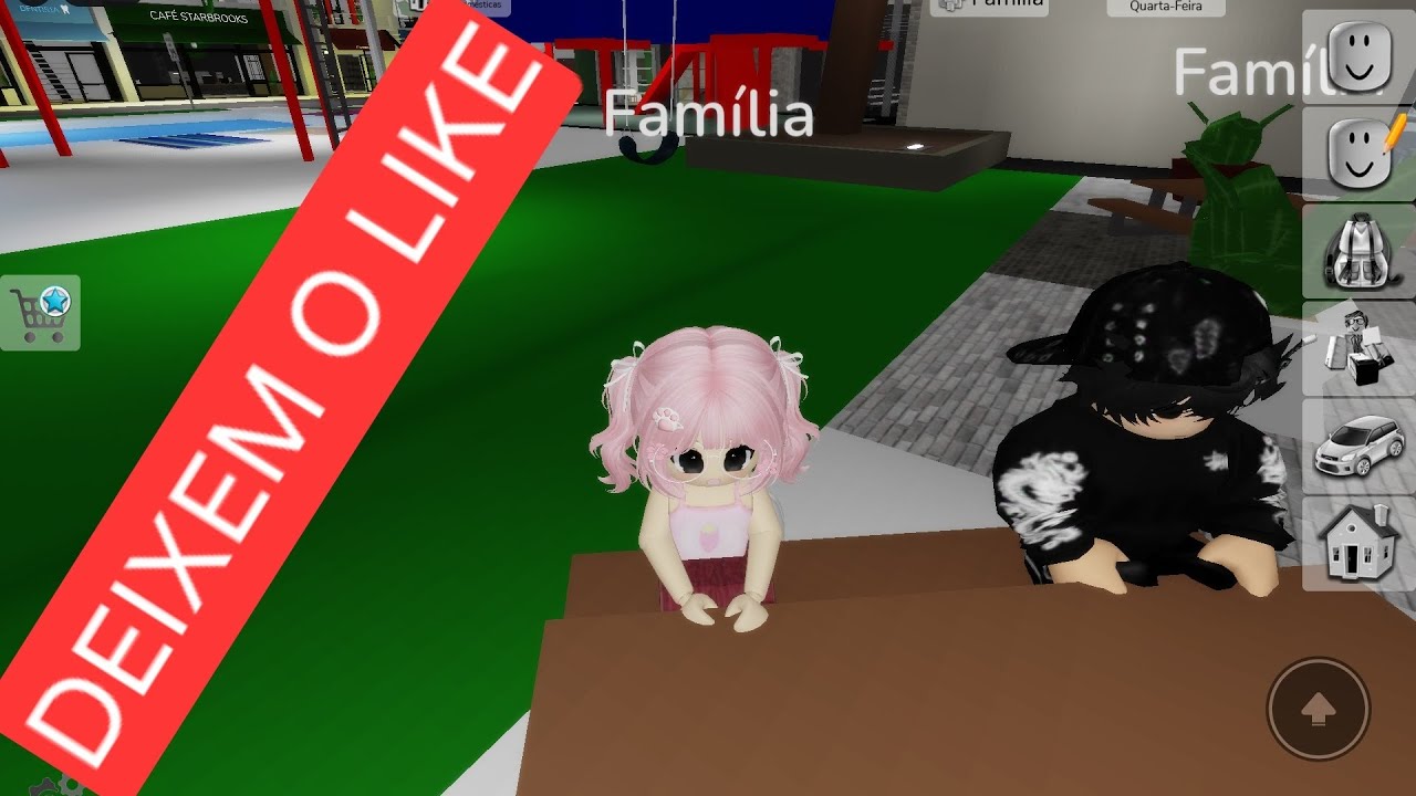 Roblox  BROOKHAVEN  com  meu pai 