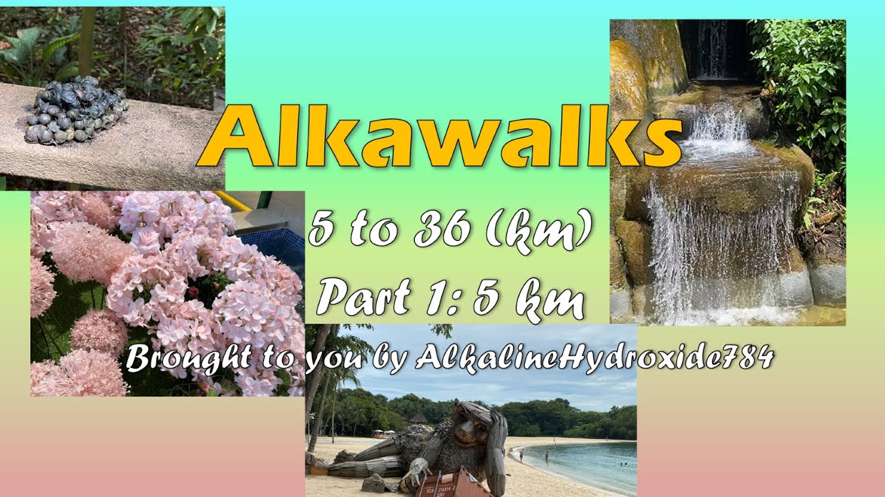 5 km through Sentosa: sounds and scenery (Alkawalks)