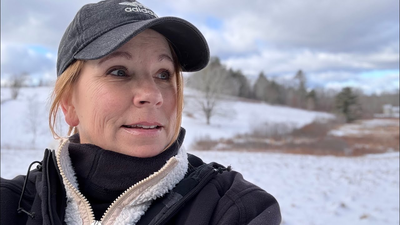 January walk in New England • walking for weight loss 