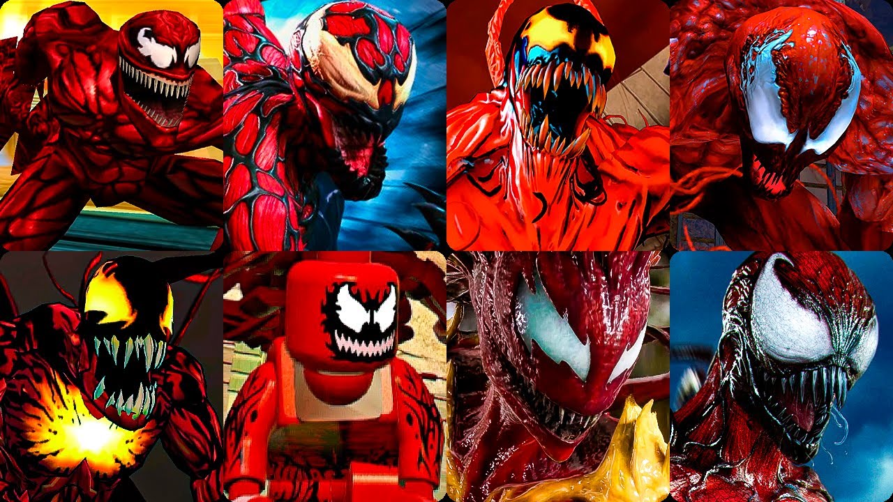 Evolution of Carnage Boss Fights in Spider-Man Games (1994 - 2024 | PS1 - PS5)