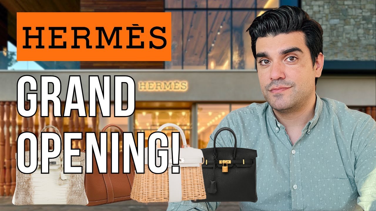 The Handbag Husband EP.1: Hermès Boutique Grand Opening Topanga New Hermès Store Los Angeles.
