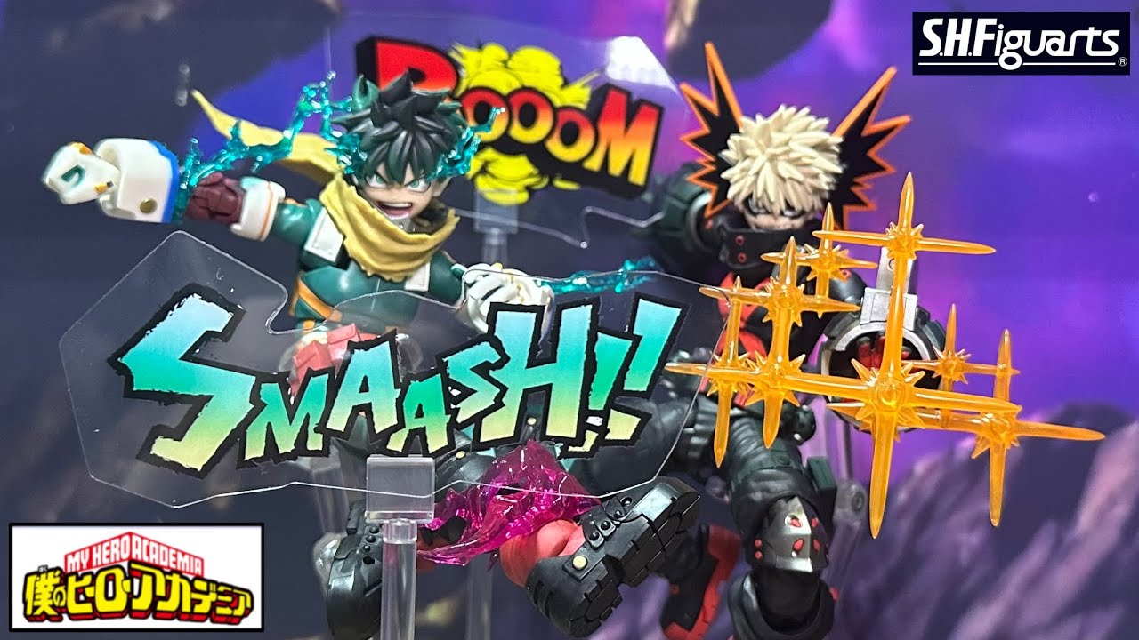 S.H.Figuarts Izuku Midoriya & Katsuki Bakugo PLUS ULTRA OPTION PARTS SET / SHF 我的英雄學院 綠谷出久& 爆豪勝己 套裝