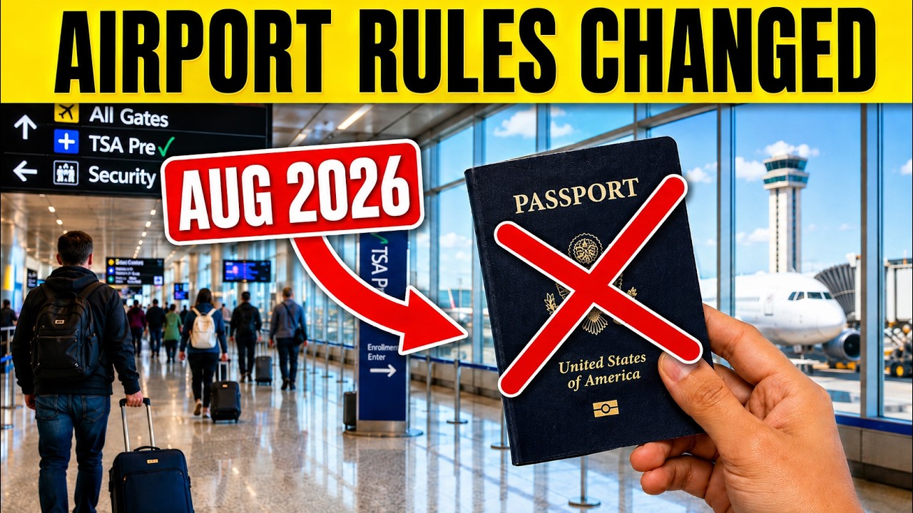 Новые правила в аэропортах США с августа 2026 года, которые вы ОБЯЗАНЫ знать перед следующим полетом