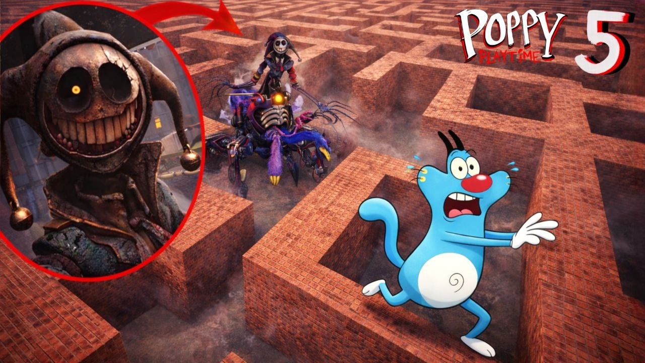 Can Cursed PROTOTYPE Find Oggy in a MAZE?! 😱 | Poppy Playtime Chapter 5 | Garry’s Mod Sandbox
