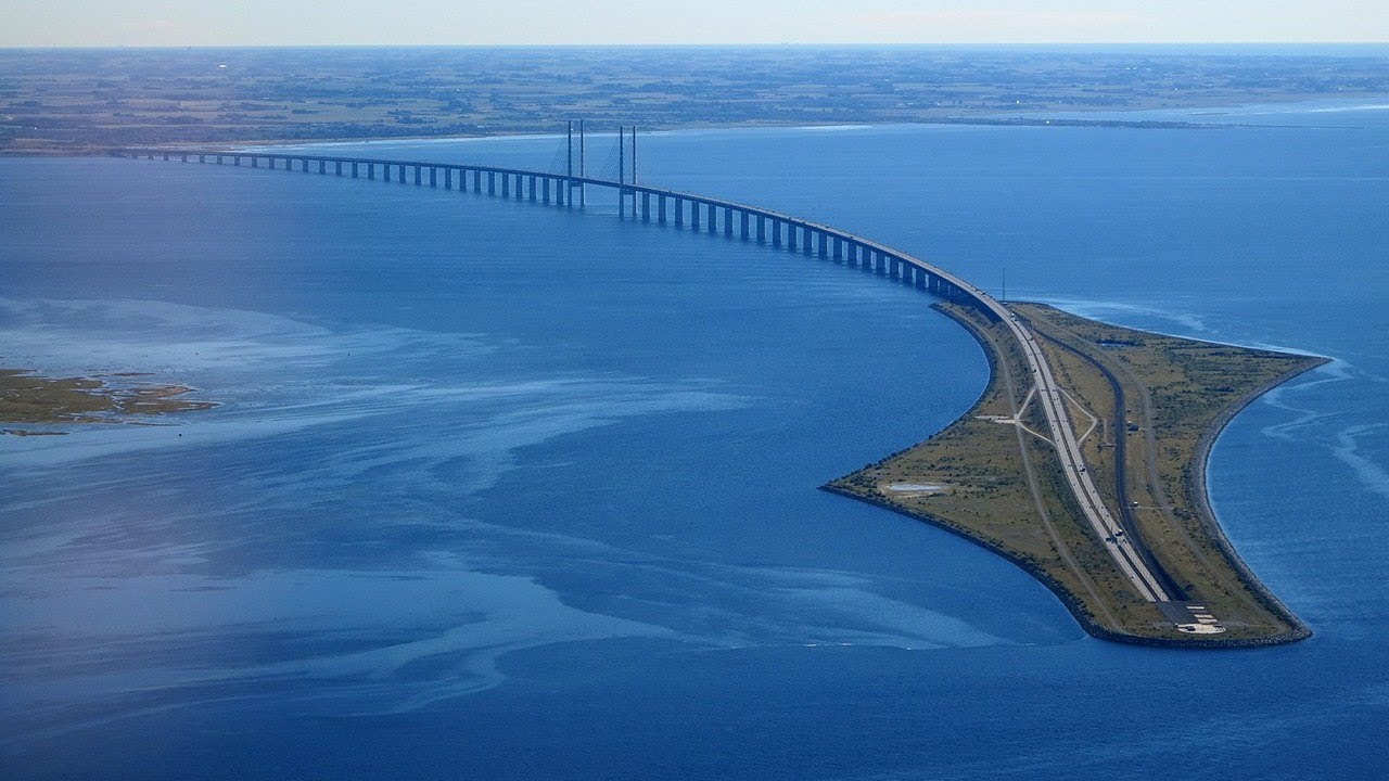 Oresund Bridge | Direction Sweden | 4K | 20.08.2022