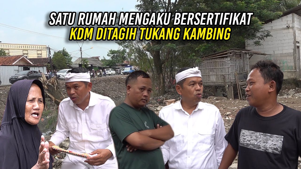PEMBONGKARAN SELESAI | SATU RUMAH MENGAKU BERSERTIFIKAT | KDM DITAGIH TUKANG KAMBING