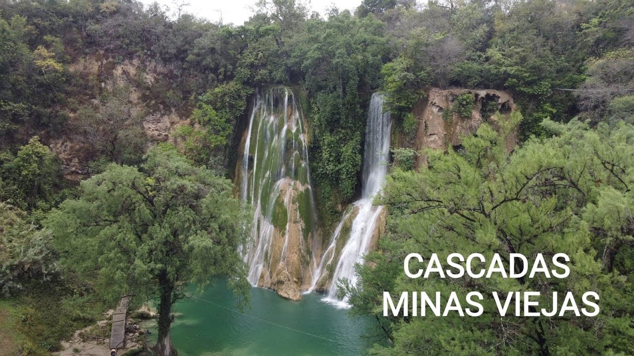 CASCADAS MINAS VIEJAS...  HUASTECA POTOSINA 2023 4K