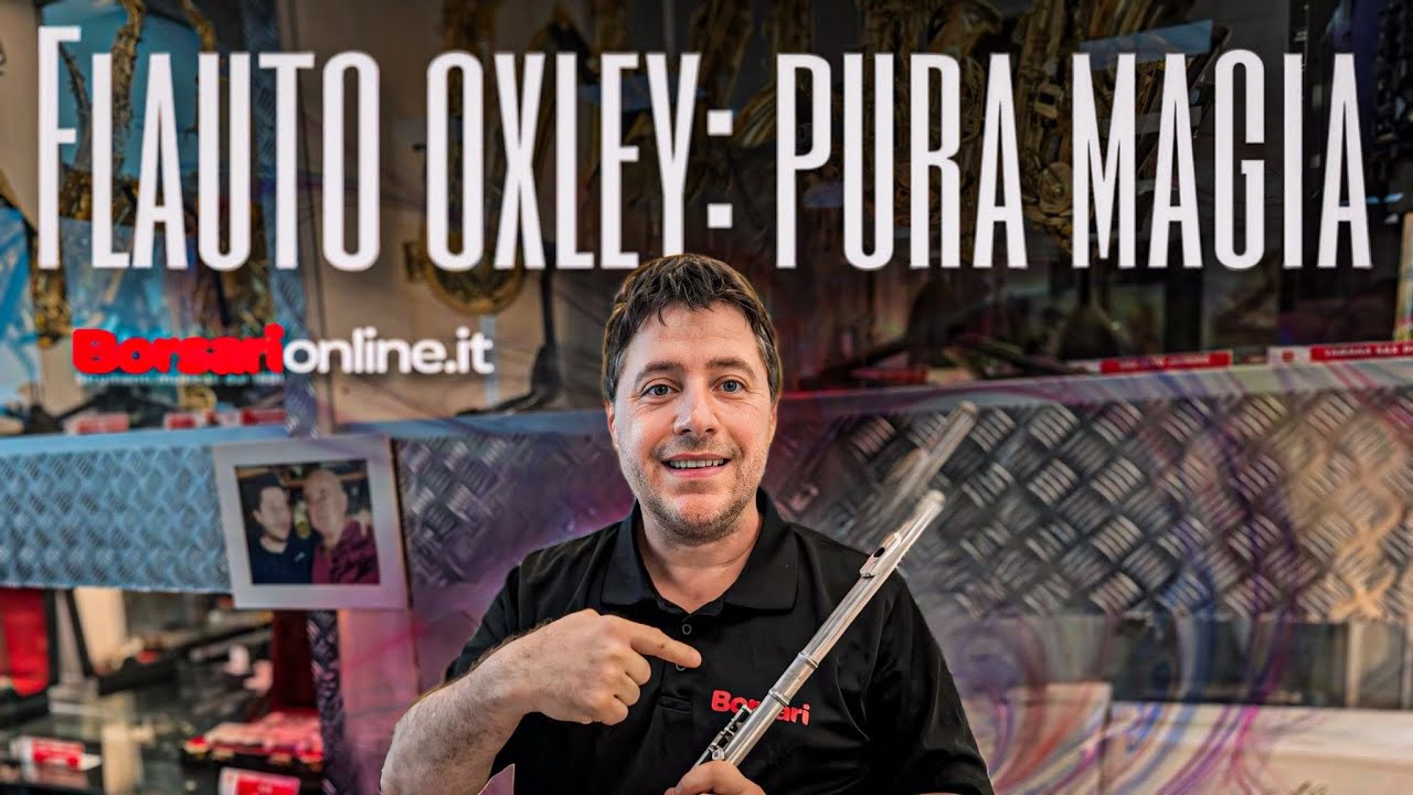 ANDREW OXLEY FLAUTO TRAVERSO ARTIGIANALE IN ARGENTO A LASTRA SALDATA E CON CAMINETTI SALDATI