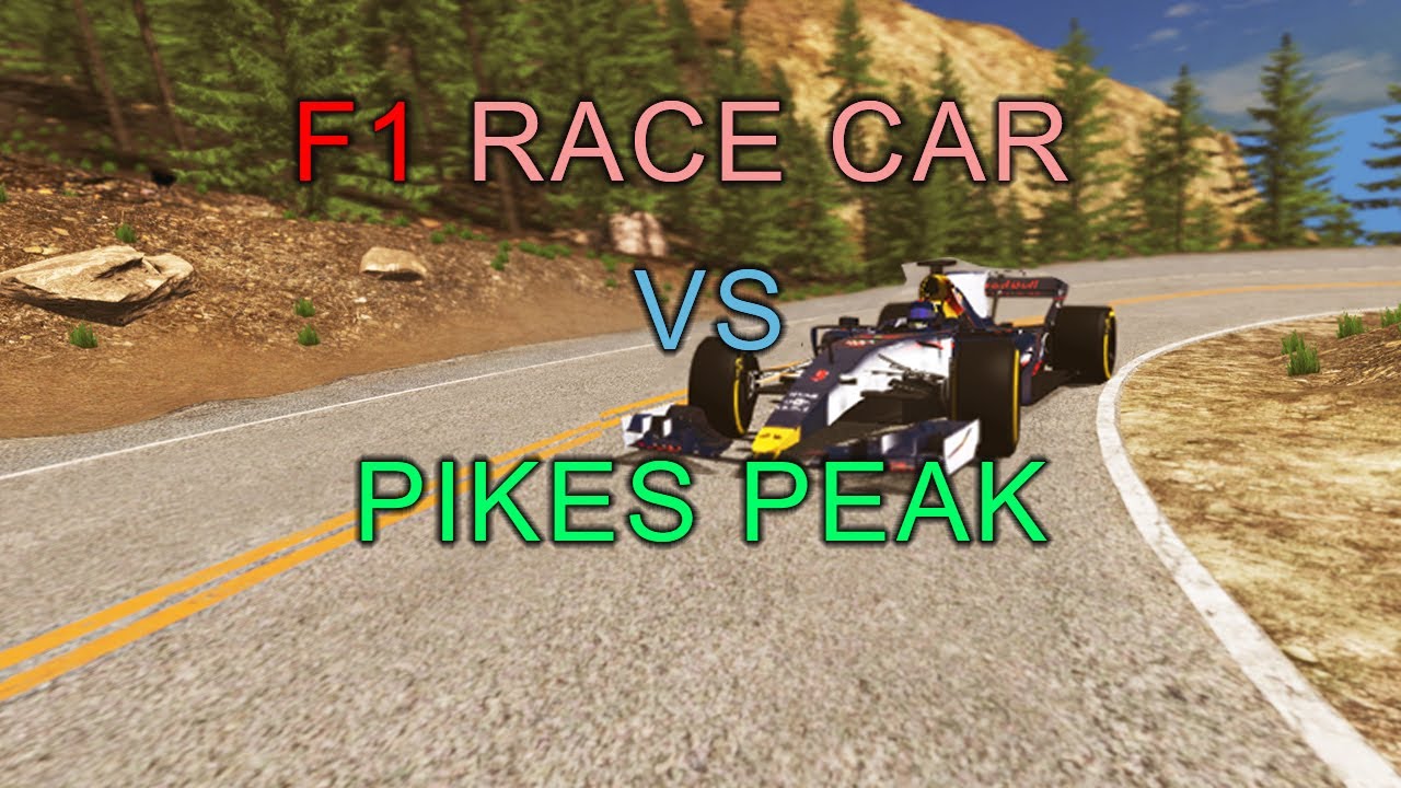 Beating The PIKES PEAK WORLD RECORD in beamng | F1 race car vs Pikes Peak| [beam.ng drive]