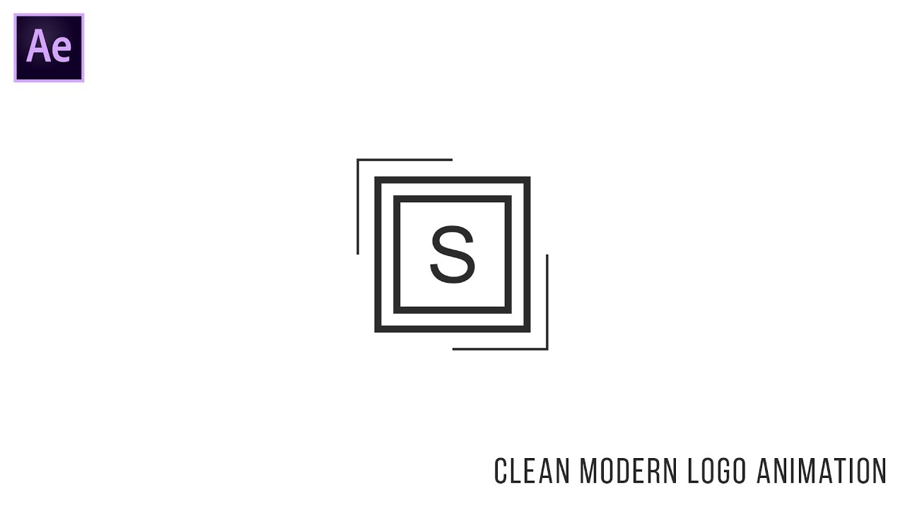 After Effects Tutorial #11 - Clean Modern Logo Animation
