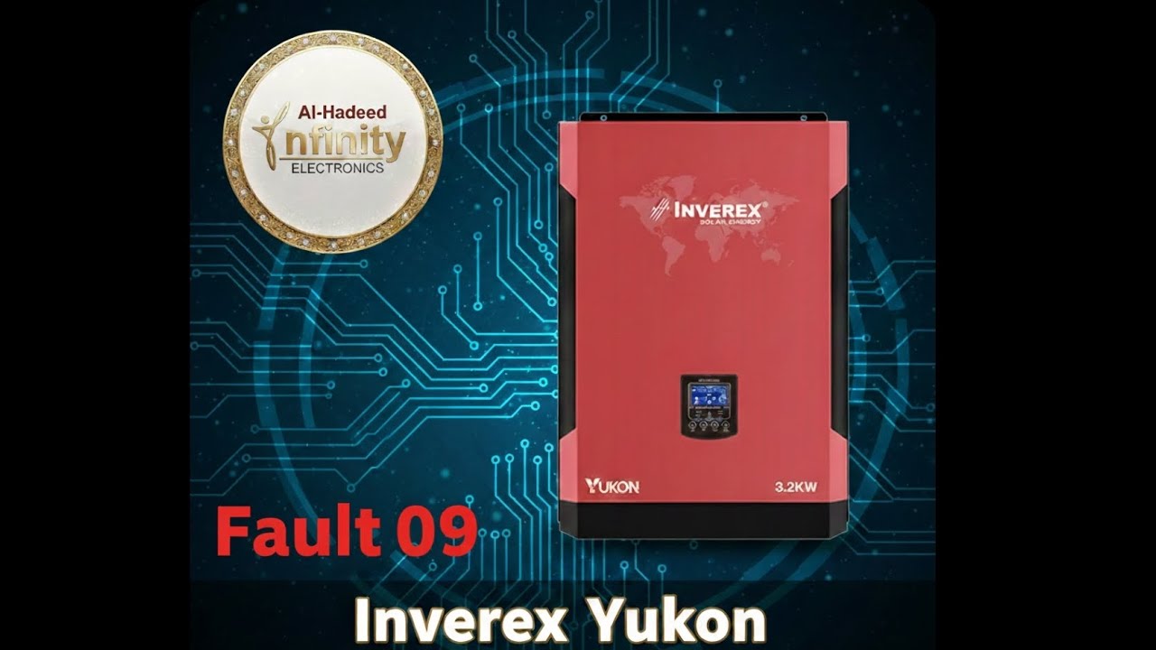 Inverex Yukon 3.2Kw fault 09 l Complete repairing Process l (Al-Hadeed Infinity Electronics)