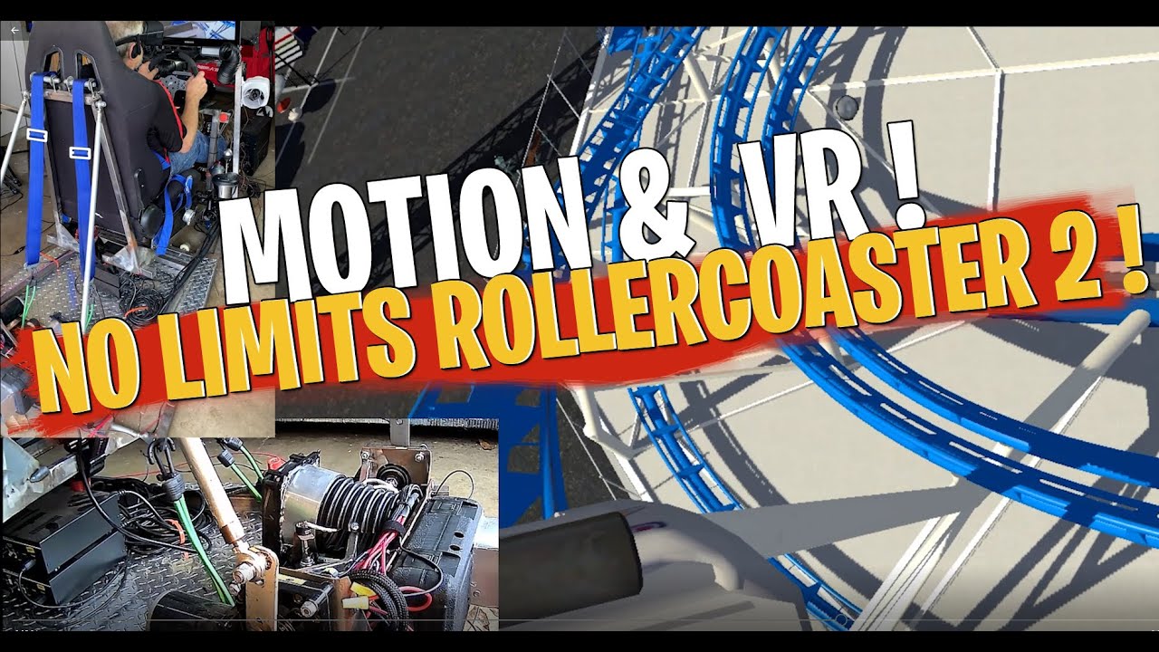 How to set up motion rig and VR in No Limits Rollercoaster 2. My first VR/motion test!