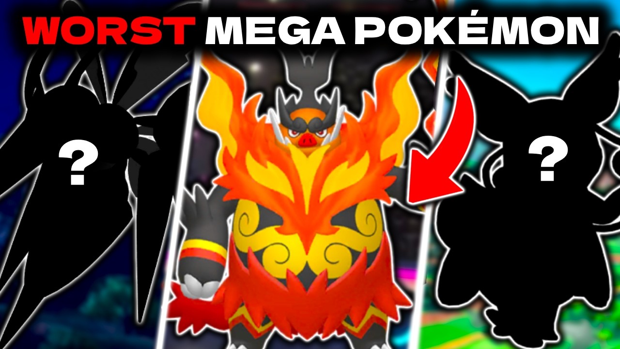 Топ-10 худших мега-эволюций в Pok&eacute;mon Champions